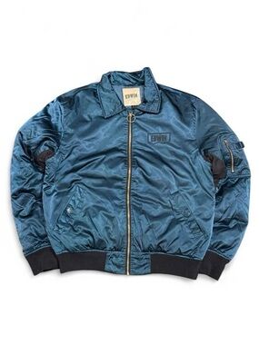 Edwin Satin Down Filled Puffer Bomber Jacket Made in Japan